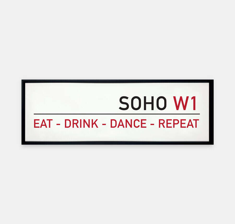 Eat-Drink-Dance-Repeat-Street-Sign-Metal-Frame