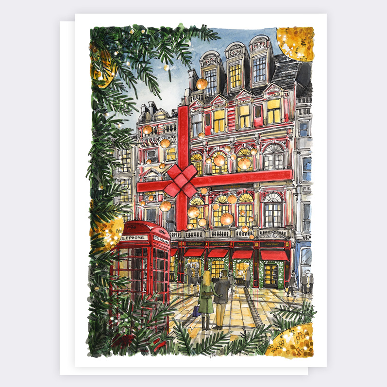 Cartier London - Christmas Card - Architecture