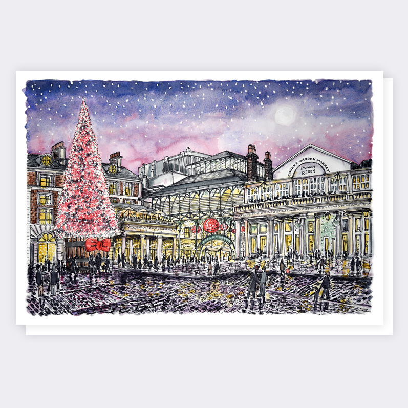Covent Garden - Christmas Card - Architecture
